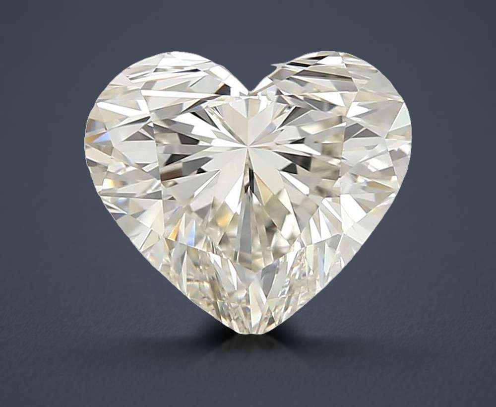 1.13ct K VVS2 Rare Carat Ideal Cut Heart Diamond