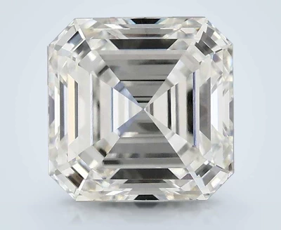 3.10ct F VVS2 Rare Carat Ideal Cut Asscher Lab Grown Diamond