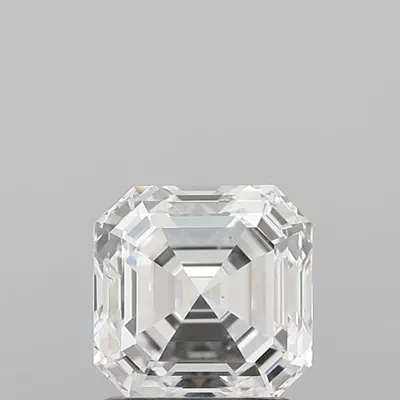 1.51ct D VS2 Rare Carat Ideal Cut Asscher Lab Grown Diamond