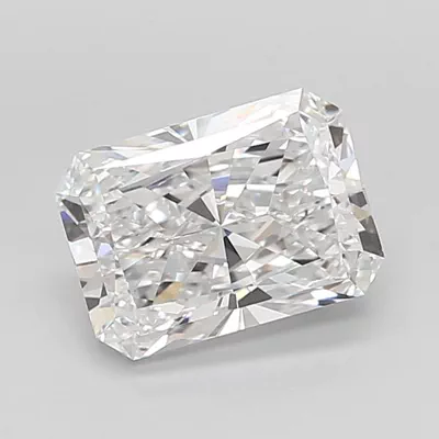 3.04ct D VS1 Rare Carat Ideal Cut Radiant Lab Grown Diamond