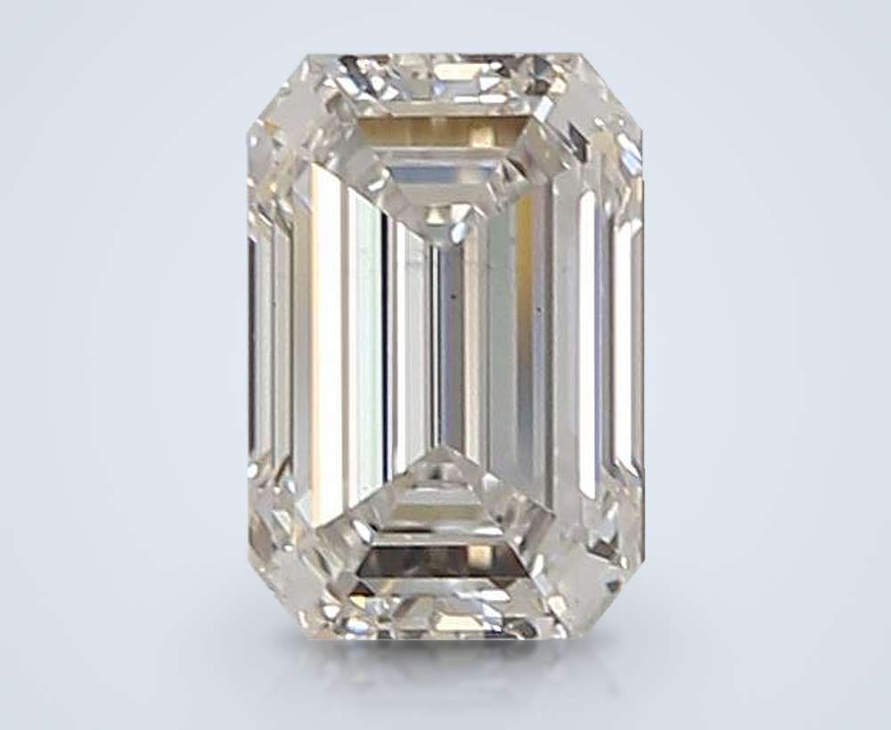 1.11ct E VS2 Rare Carat Ideal Cut Emerald Lab Grown Diamond