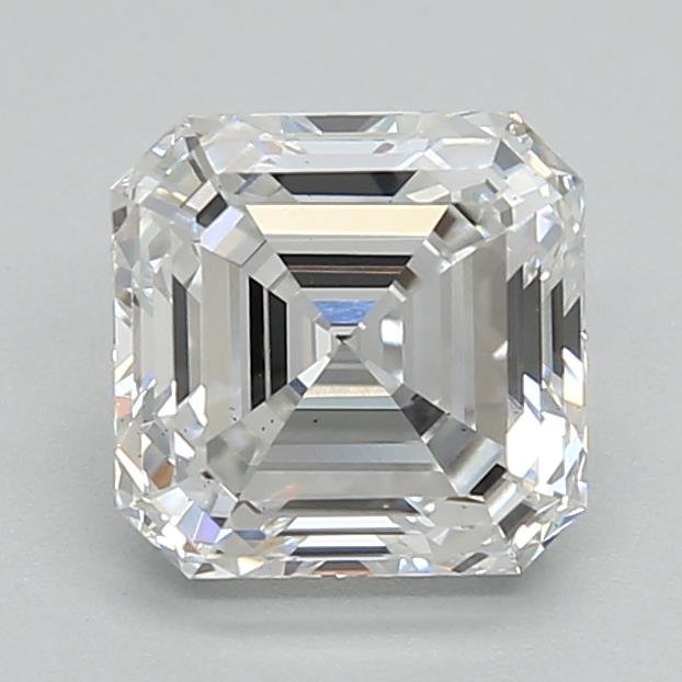 1.55ct E VS2 Rare Carat Ideal Cut Asscher Lab Grown Diamond