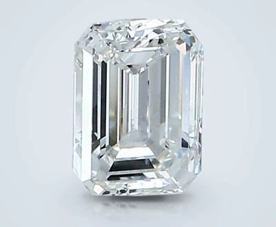 0.71ct G VVS2 Rare Carat Ideal Cut Emerald Diamond
