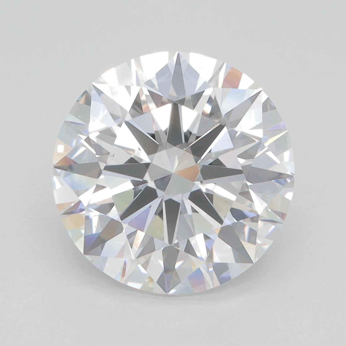 4.07ct E VVS1 Rare Carat Ideal Cut Round Lab Grown Diamond
