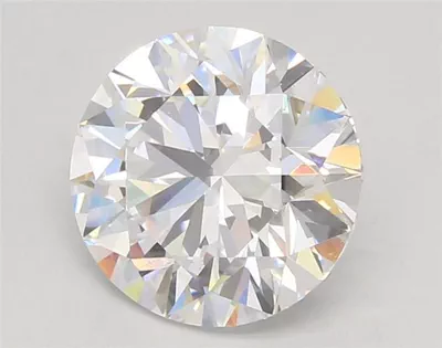 3.09ct D VS2 Rare Carat Ideal Cut Round Lab Grown Diamond