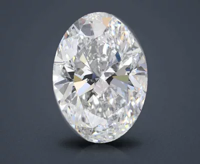 4.06ct D VS1 Rare Carat Ideal Cut Oval Lab Grown Diamond