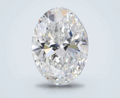 4.06ct D VS1 Rare Carat Ideal Cut Oval Lab Grown Diamond