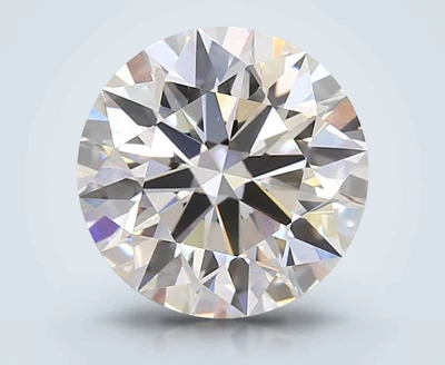 3.08ct D VVS2 Rare Carat Ideal Cut Round Lab Grown Diamond