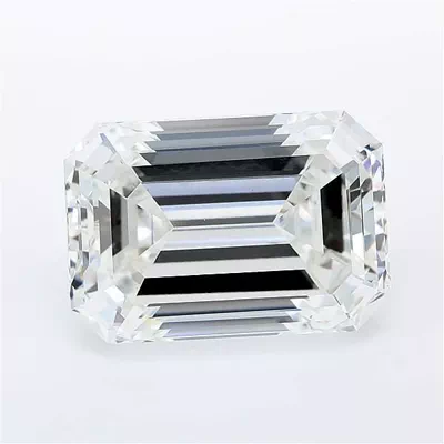 7.28ct F VS1 Rare Carat Ideal Cut Emerald Lab Grown Diamond