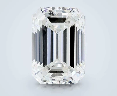 7.28ct F VS1 Rare Carat Ideal Cut Emerald Lab Grown Diamond