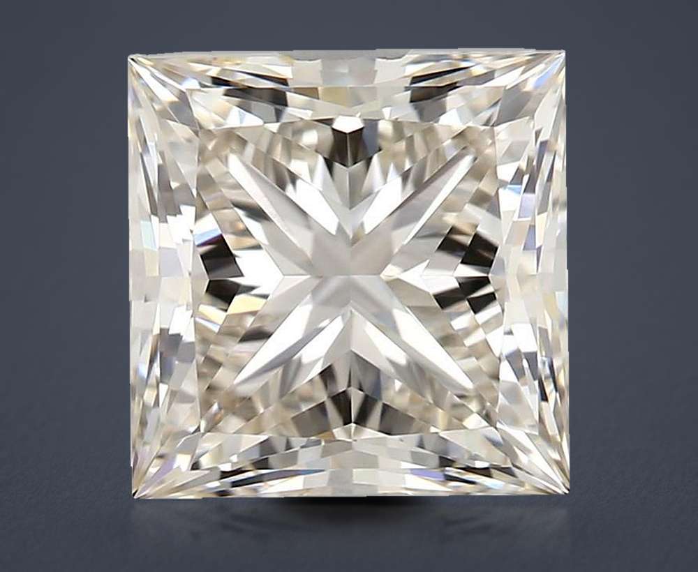 1.58ct K VVS2 Rare Carat Ideal Cut Princess Diamond