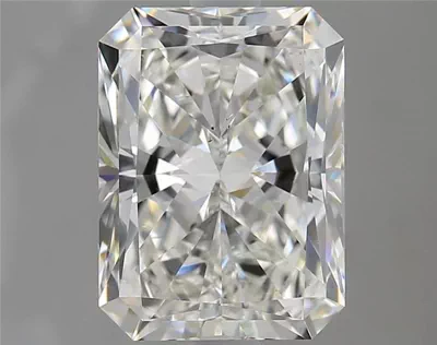 3.50ct H SI1 Rare Carat Ideal Cut Radiant Diamond