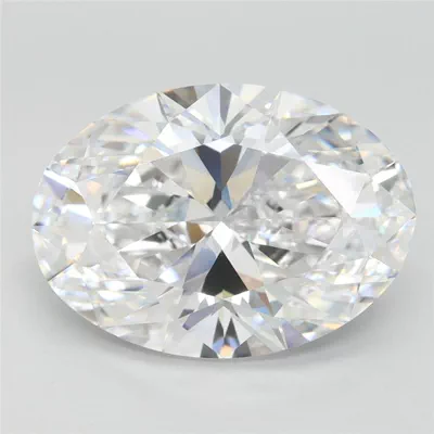 4.13ct D VVS1 Rare Carat Ideal Cut Oval Lab Grown Diamond