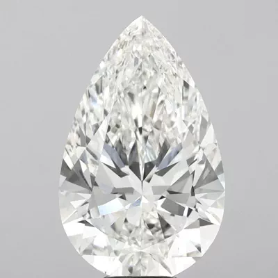 10.05ct G VVS2 Rare Carat Ideal Cut Pear Lab Grown Diamond