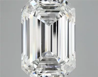 13.34ct F VS1 Rare Carat Ideal Cut Emerald Lab Grown Diamond