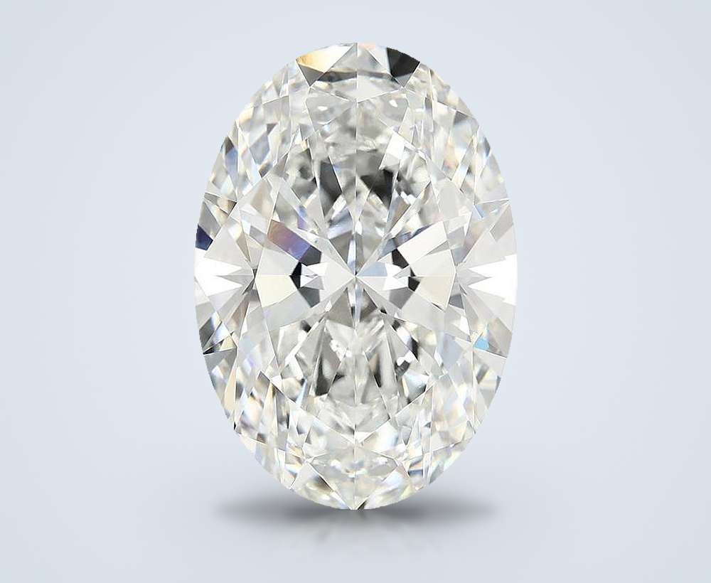11.56ct F VVS2 Rare Carat Ideal Cut Oval Lab Grown Diamond