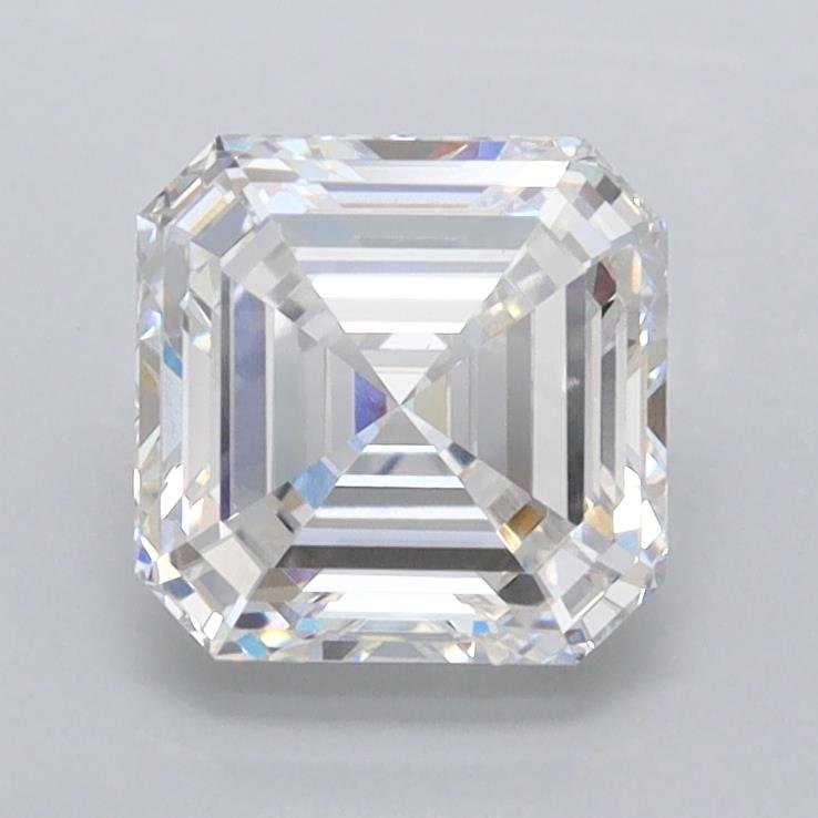 1.69ct D VVS2 Very Good Cut Asscher Lab Grown Diamond