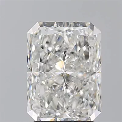 3.20ct F SI1 Rare Carat Ideal Cut Radiant Diamond