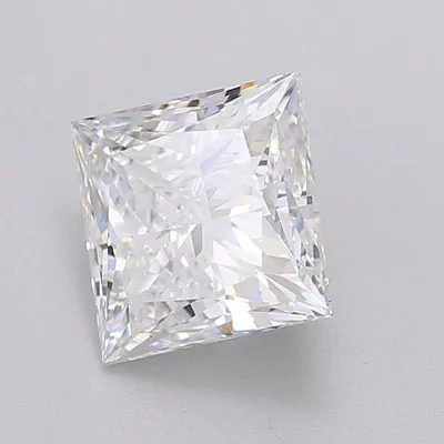 3.01ct E VS1 Rare Carat Ideal Cut Princess Lab Grown Diamond