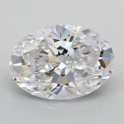 2.06ct D VVS2 Rare Carat Ideal Cut Oval Lab Grown Diamond