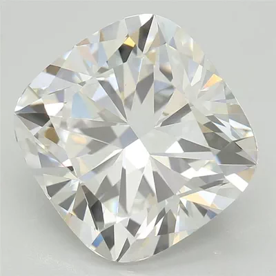 3.06ct F VVS2 Rare Carat Ideal Cut Cushion Lab Grown Diamond