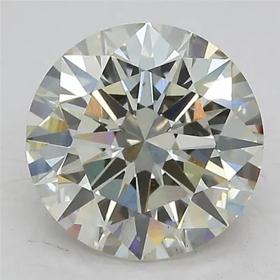 3.19ct J VS1 Excellent Cut Round Lab Grown Diamond
