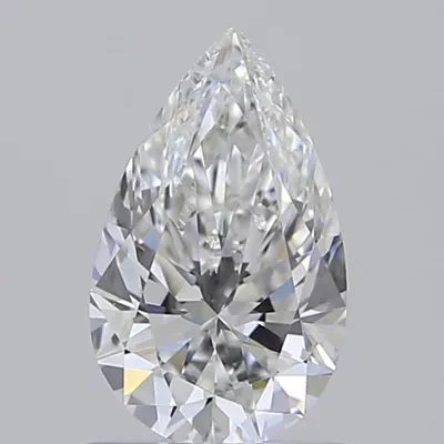 0.72ct E VVS1 Rare Carat Ideal Cut Pear Lab Grown Diamond