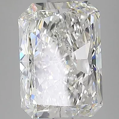 10.00ct F SI1 Rare Carat Ideal Cut Radiant Lab Grown Diamond