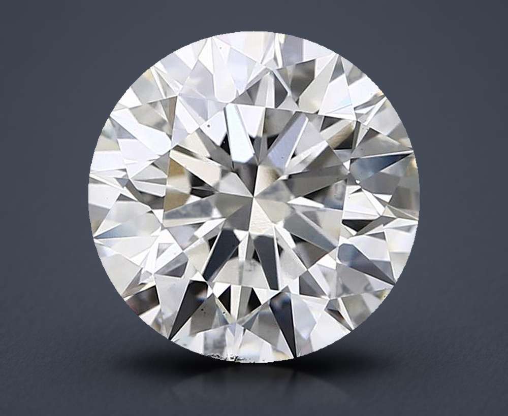 4.54ct H VS2 Rare Carat Ideal Cut Round Lab Grown Diamond