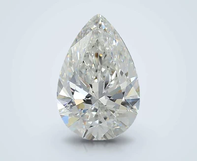 3.05ct E VS1 Rare Carat Ideal Cut Pear Lab Grown Diamond