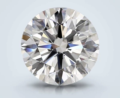 5.02ct F SI1 Rare Carat Ideal Cut Round Diamond