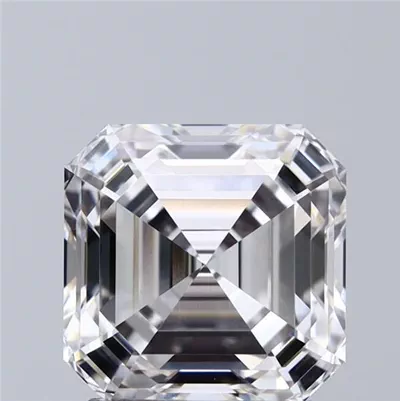 2.29ct F VS1 Rare Carat Ideal Cut Asscher Lab Grown Diamond