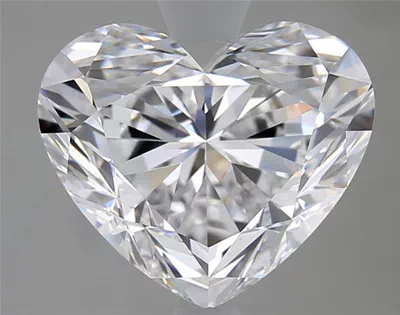 4.04ct D FL Very Good Cut Heart Diamond
