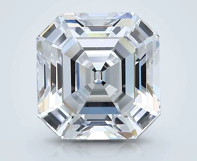 4.01ct E IF Rare Carat Ideal Cut Asscher Diamond