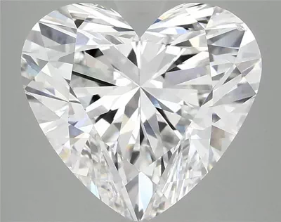 5.10ct E VS2 Rare Carat Ideal Cut Heart Lab Grown Diamond