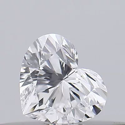 0.20ct D VVS1 Very Good Cut Heart Diamond