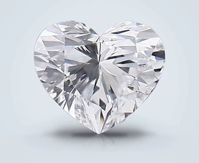 0.20ct D VVS1 Very Good Cut Heart Diamond