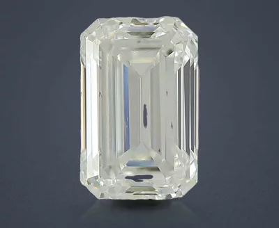 1.05ct F VS2 Rare Carat Ideal Cut Emerald Lab Grown Diamond