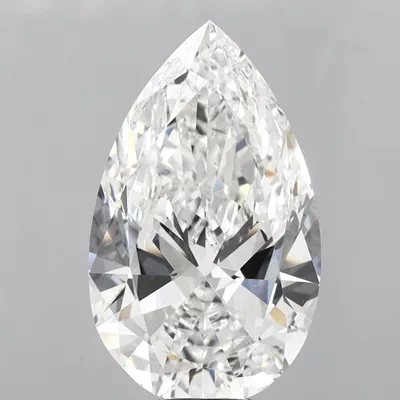 12.12ct G VS1 Rare Carat Ideal Cut Pear Lab Grown Diamond