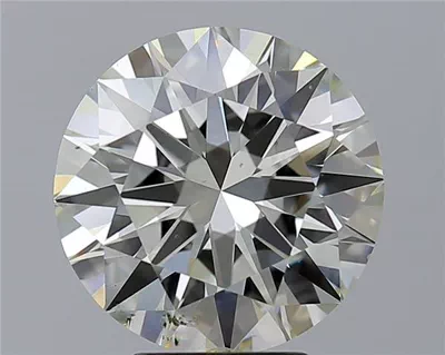 4.06ct K SI1 Excellent Cut Round Diamond