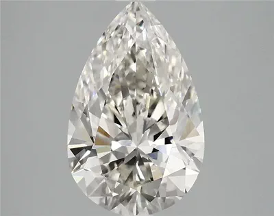 2.59ct H VS1 Rare Carat Ideal Cut Pear Lab Grown Diamond