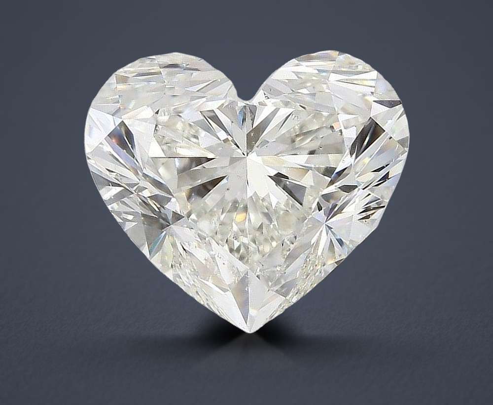 10.03ct H SI1 Rare Carat Ideal Cut Heart Diamond
