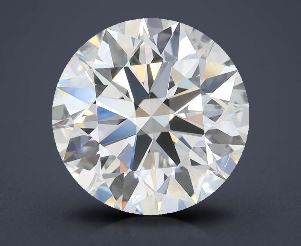 2.68ct D VVS1 Rare Carat Ideal Cut Round Lab Grown Diamond