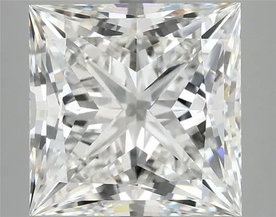 7.85ct E VVS2 Rare Carat Ideal Cut Princess Lab Grown Diamond