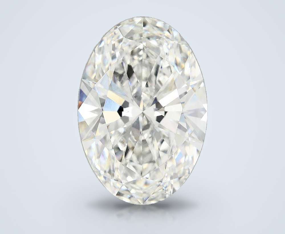 12.17ct F VVS2 Rare Carat Ideal Cut Oval Lab Grown Diamond