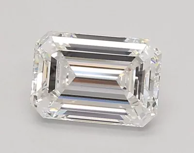 1.28ct E VS1 Rare Carat Ideal Cut Emerald Lab Grown Diamond