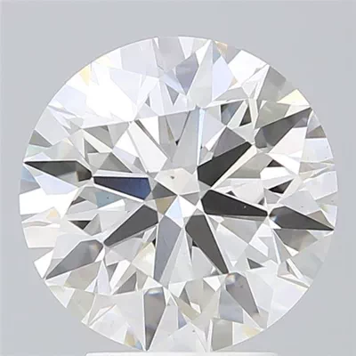3.74ct H VS1 Rare Carat Ideal Cut Round Lab Grown Diamond