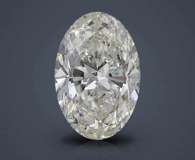 5.05ct I SI2 Rare Carat Ideal Cut Oval Diamond
