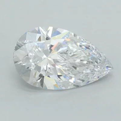 1.05ct D VVS1 Rare Carat Ideal Cut Pear Lab Grown Diamond