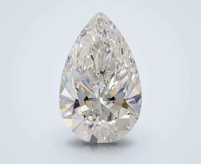 10.06ct E VS1 Rare Carat Ideal Cut Pear Lab Grown Diamond